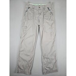 Athleta Cargo Pants Size 6 30x30 Gray Zipper Pockets Outdoor Hiking 905940